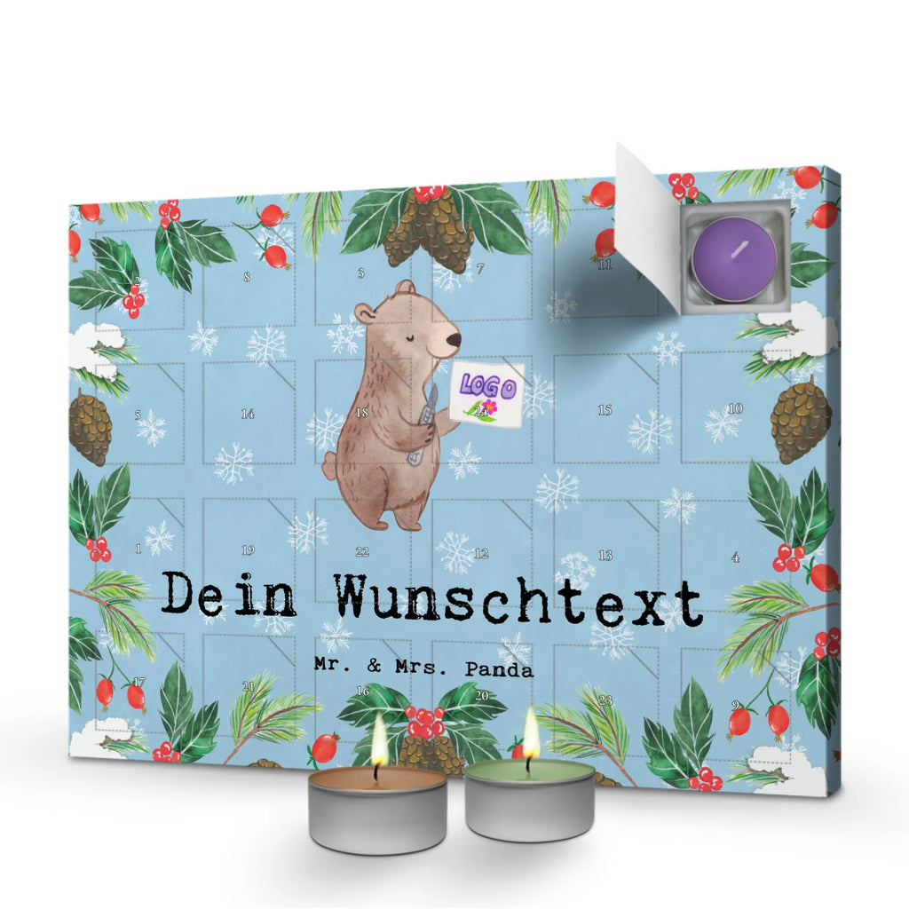 Personalisierter Duftkerzen Adventskalender Gestalter für visuelles Marketing Leidenschaft Personalisierter Duftkerzen Adventskalender, Geschenk, Schenken, Jubiläum, Danke, Dankeschön, Beruf, Ausbildung, Abschied, Rente, Kollege, Kollegin, Arbeitskollege, Mitarbeiter, Firma
