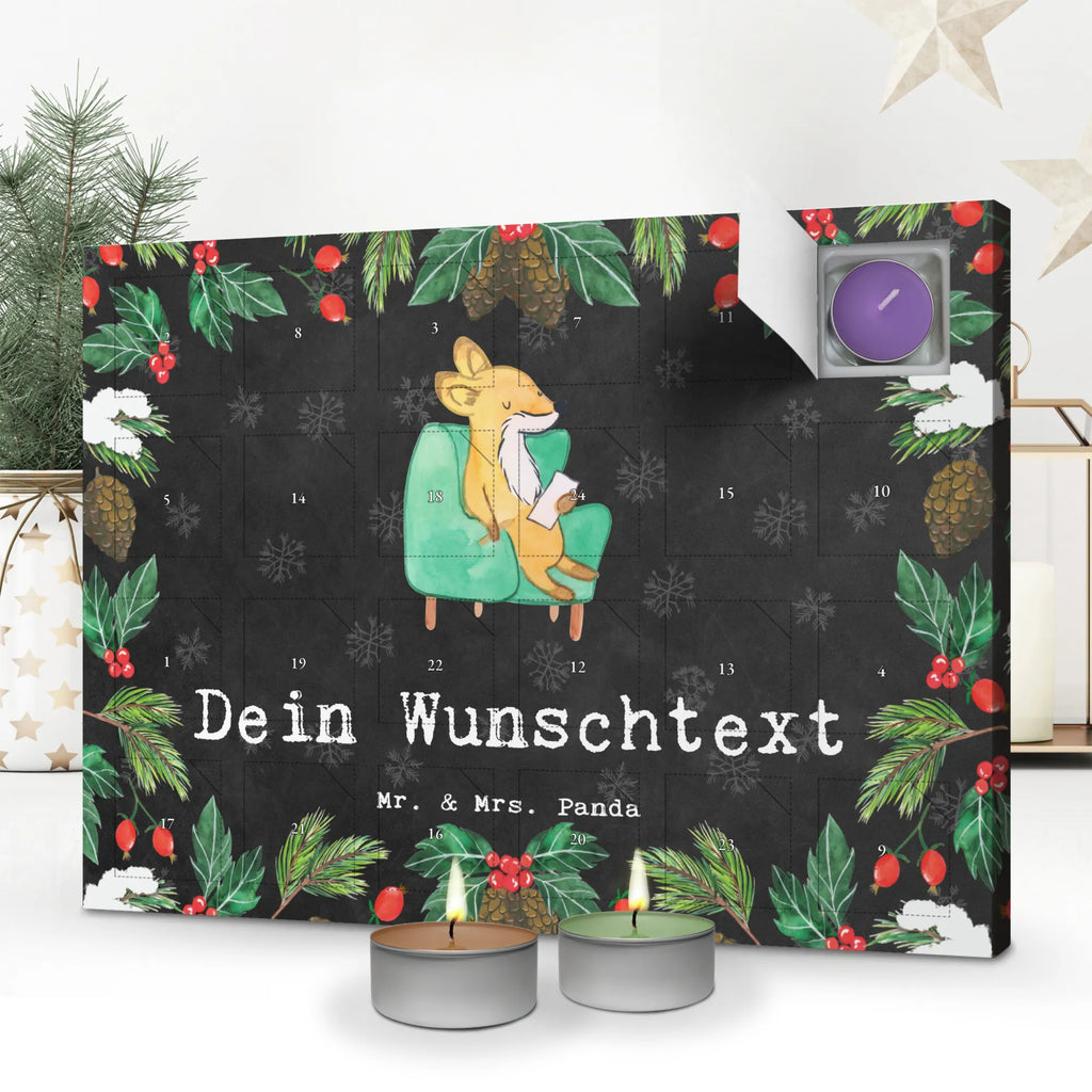 Personalisierter Duftkerzen Adventskalender Therapeut Leidenschaft Personalisierter Duftkerzen Adventskalender, Geschenk, Schenken, Jubiläum, Danke, Dankeschön, Beruf, Ausbildung, Abschied, Rente, Kollege, Kollegin, Arbeitskollege, Mitarbeiter, Firma