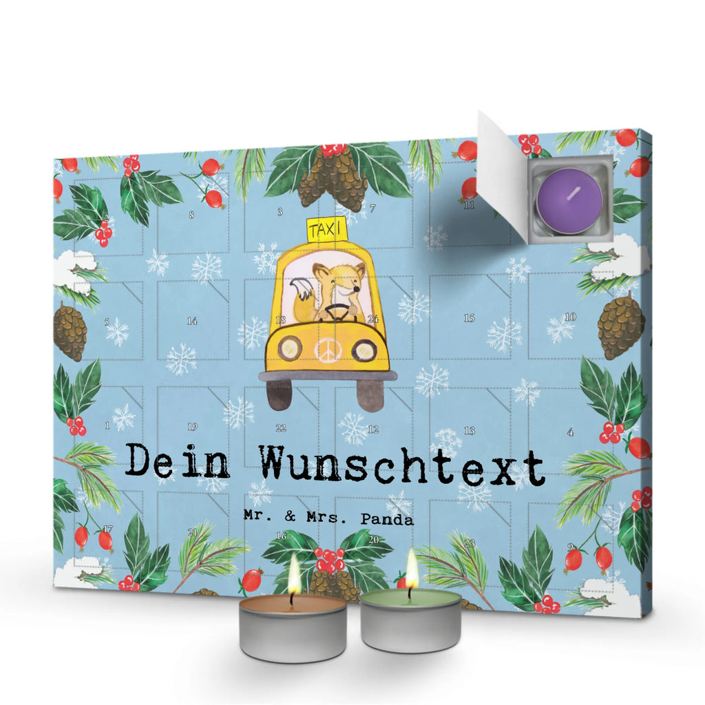 Personalisierter Duftkerzen Adventskalender Taxifahrer Leidenschaft Personalisierter Duftkerzen Adventskalender, Geschenk, Schenken, Jubiläum, Danke, Dankeschön, Beruf, Ausbildung, Abschied, Rente, Kollege, Kollegin, Arbeitskollege, Mitarbeiter, Firma