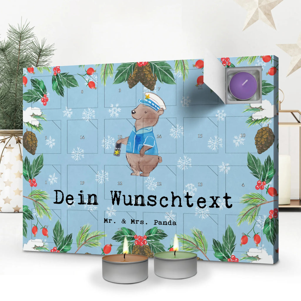 Personalisierter Duftkerzen Adventskalender Polizist Leidenschaft Personalisierter Duftkerzen Adventskalender, Geschenk, Schenken, Jubiläum, Danke, Dankeschön, Beruf, Ausbildung, Abschied, Rente, Kollege, Kollegin, Arbeitskollege, Mitarbeiter, Firma, Cop, Studium, Polizeibeamter, Polizei, Wachmann, Polizist