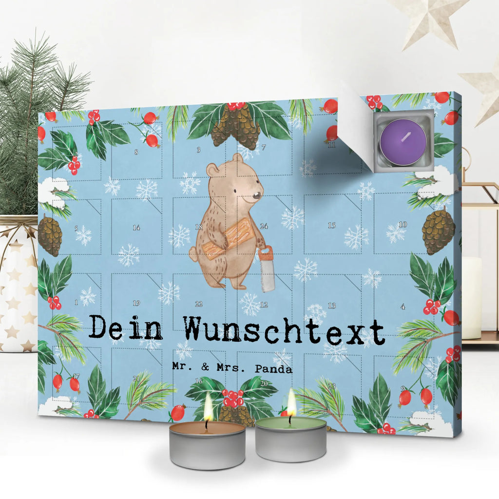 Personalisierter Duftkerzen Adventskalender Tischler Leidenschaft Personalisierter Duftkerzen Adventskalender, Geschenk, Schenken, Jubiläum, Danke, Dankeschön, Beruf, Ausbildung, Abschied, Rente, Kollege, Kollegin, Arbeitskollege, Mitarbeiter, Firma