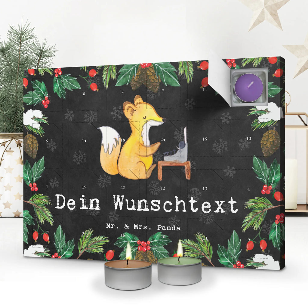 Personalisierter Duftkerzen Adventskalender Online Redakteur Leidenschaft Personalisierter Duftkerzen Adventskalender, Geschenk, Schenken, Jubiläum, Danke, Dankeschön, Beruf, Ausbildung, Abschied, Rente, Kollege, Kollegin, Arbeitskollege, Mitarbeiter, Firma