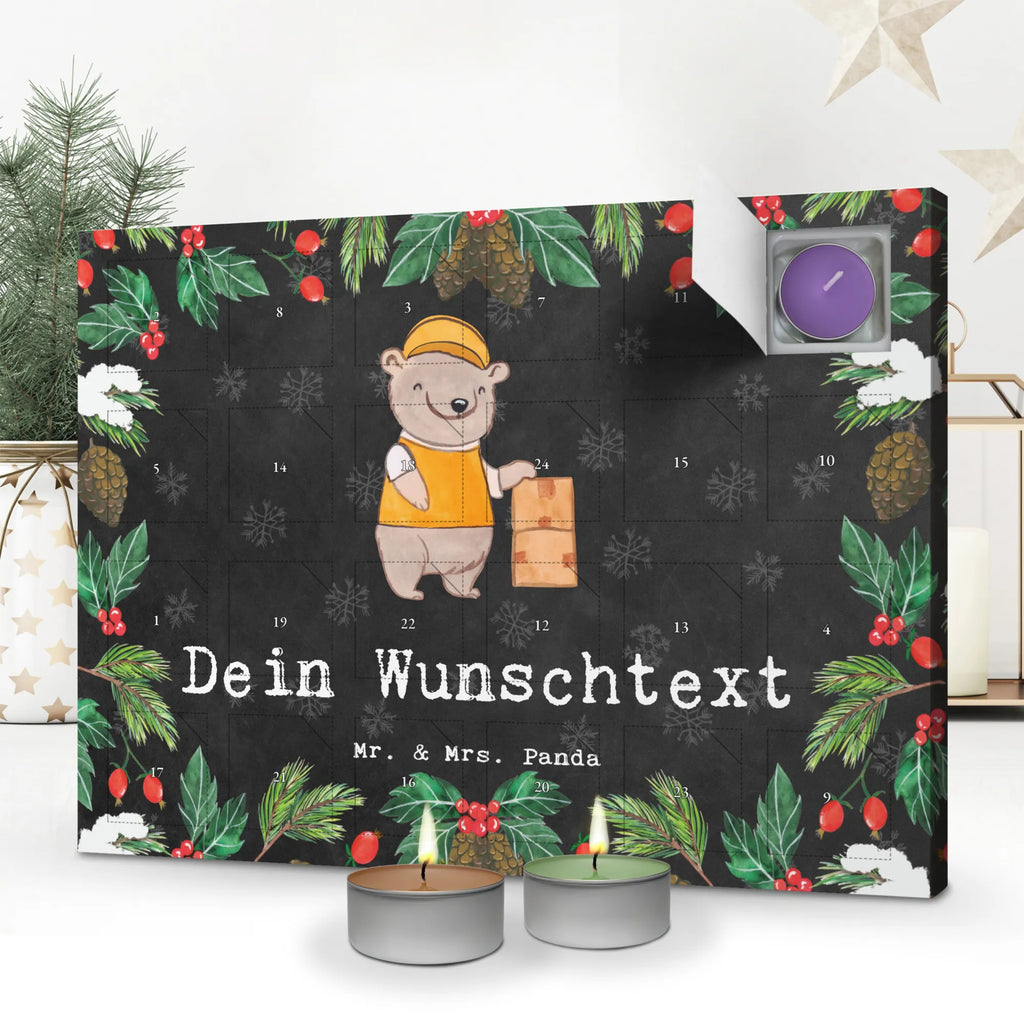Personalisierter Duftkerzen Adventskalender Lieferdienstmitarbeiter Leidenschaft Personalisierter Duftkerzen Adventskalender, Geschenk, Schenken, Jubiläum, Danke, Dankeschön, Beruf, Ausbildung, Abschied, Rente, Kollege, Kollegin, Arbeitskollege, Mitarbeiter, Firma, Pizzabäcker, Lieferbringdienst, Lieferdienstmitarbeiter, Pizzabringdienst, Pizzabote