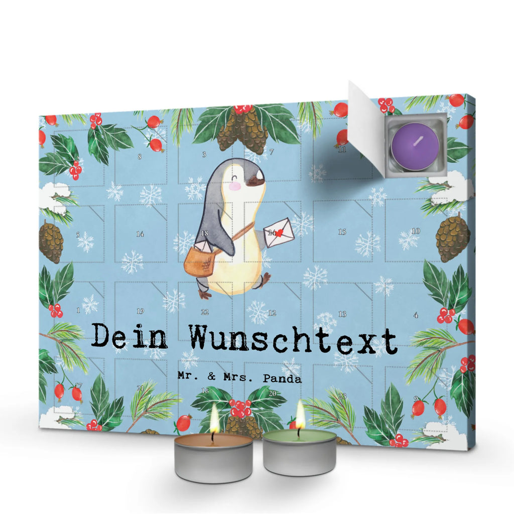 Personalisierter Duftkerzen Adventskalender Postbote Leidenschaft Personalisierter Duftkerzen Adventskalender, Geschenk, Schenken, Jubiläum, Danke, Dankeschön, Beruf, Ausbildung, Abschied, Rente, Kollege, Kollegin, Arbeitskollege, Mitarbeiter, Firma, Postbote, Postler, Briefträger, Briefzusteller