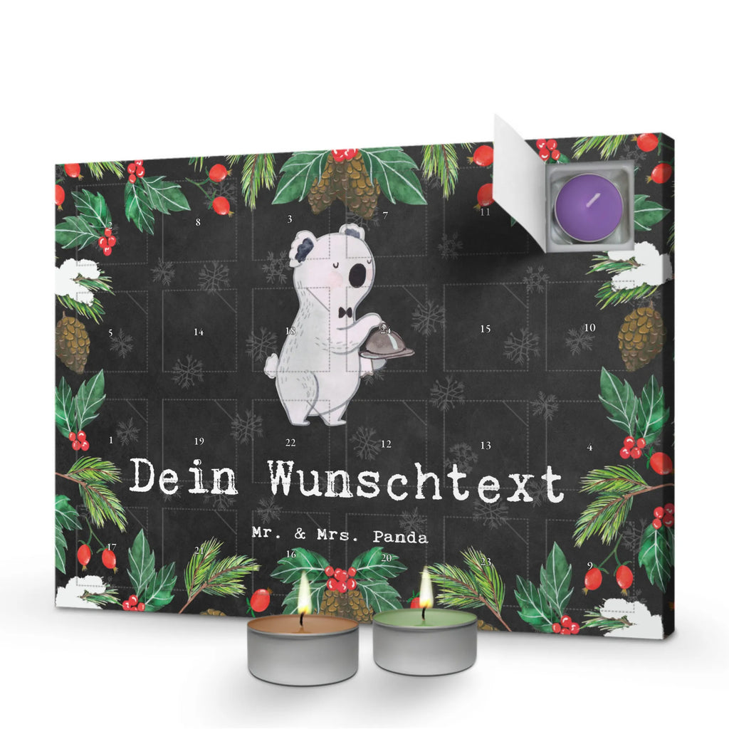 Personalisierter Duftkerzen Adventskalender Kellner Leidenschaft Personalisierter Duftkerzen Adventskalender, Geschenk, Schenken, Jubiläum, Danke, Dankeschön, Beruf, Ausbildung, Abschied, Rente, Kollege, Kollegin, Arbeitskollege, Mitarbeiter, Firma, Servicekraft, Restaurant, Kellner, Ober