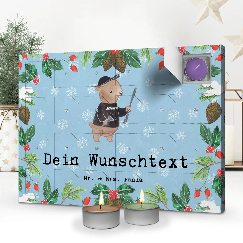 Personalisierter Duftkerzen Adventskalender Bodyguard Leidenschaft Personalisierter Duftkerzen Adventskalender, Geschenk, Schenken, Jubiläum, Danke, Dankeschön, Beruf, Ausbildung, Abschied, Rente, Kollege, Kollegin, Arbeitskollege, Mitarbeiter, Firma, Personenschützer, Bodyguard