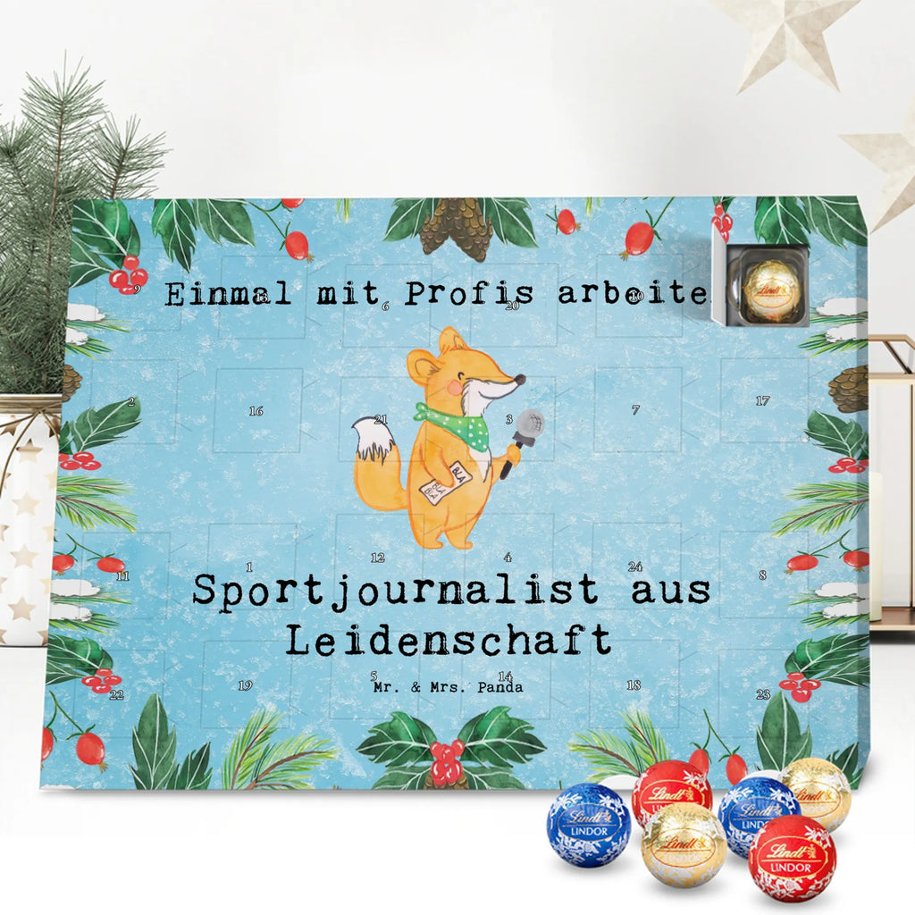 Chocolate advent calendar Sports journalist Passion sayings, best, farewell gift, gift idea, passing exam, anniversary, retirement, promotion, job start, profession, gift