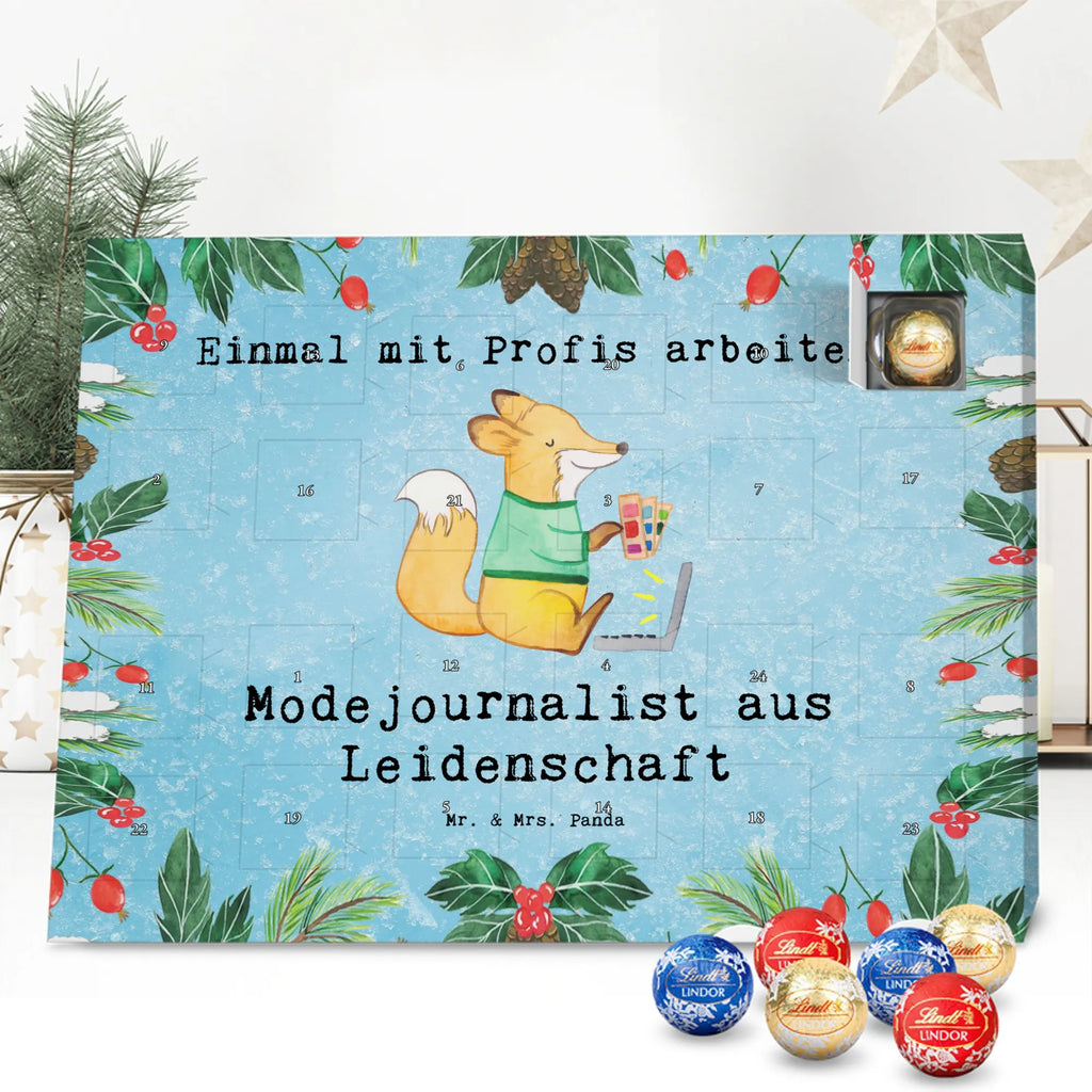 Chocolate advent calendar Fashion journalist Passion gift, gift idea, sayings, best, farewell gift, passing exam, anniversary, retirement, promotion, job start, profession