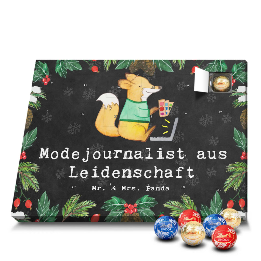 Chocolate advent calendar Fashion journalist Passion gift, gift idea, sayings, best, farewell gift, passing exam, anniversary, retirement, promotion, job start, profession