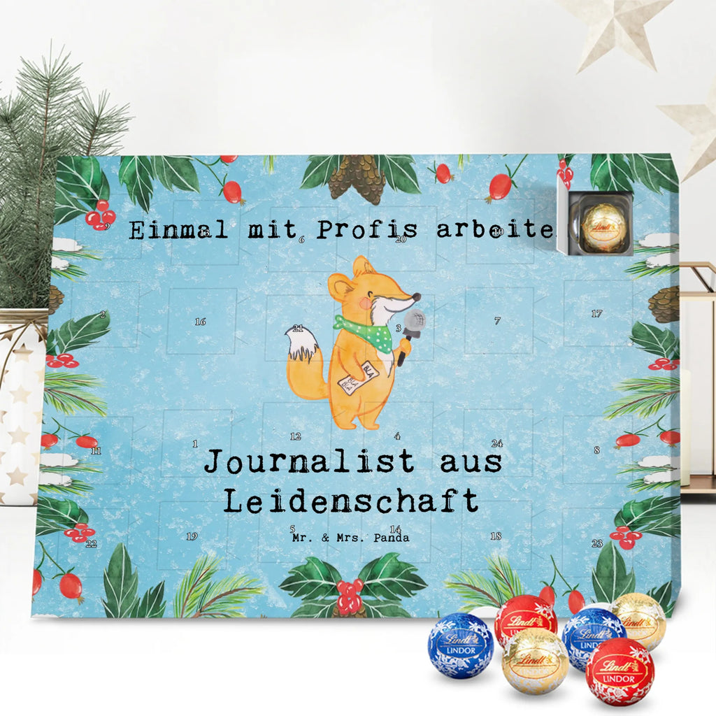 Chocolate advent calendar Journalist Passion gift, gift idea, sayings, best, farewell gift, passing exam, anniversary, retirement, promotion, job start, profession