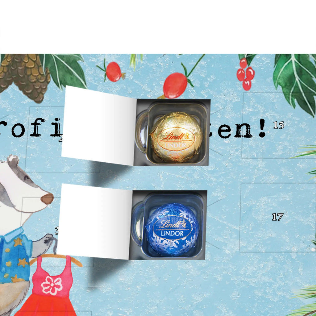 Chocolate advent calendar Fashion designer passion gift, gift idea, sayings, best, farewell gift, passing exam, anniversary, retirement, promotion, job start, profession