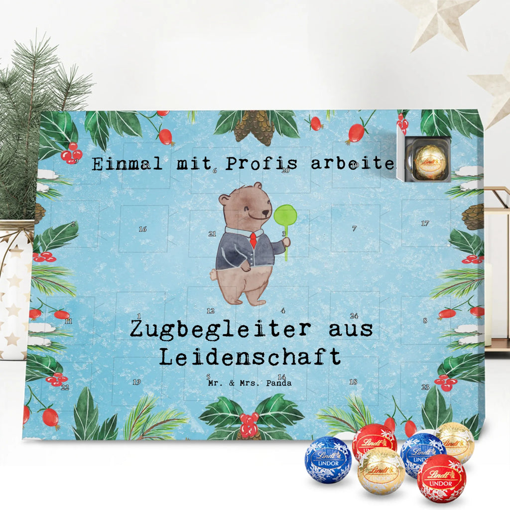 Chocolate advent calendar Train attendant Passion gift, gift idea, sayings, best, farewell gift, passing exam, anniversary, retirement, promotion, job start, profession