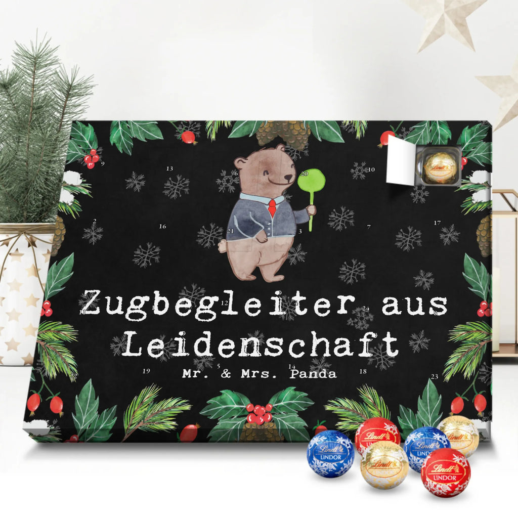 Chocolate advent calendar Train attendant Passion gift, gift idea, sayings, best, farewell gift, passing exam, anniversary, retirement, promotion, job start, profession