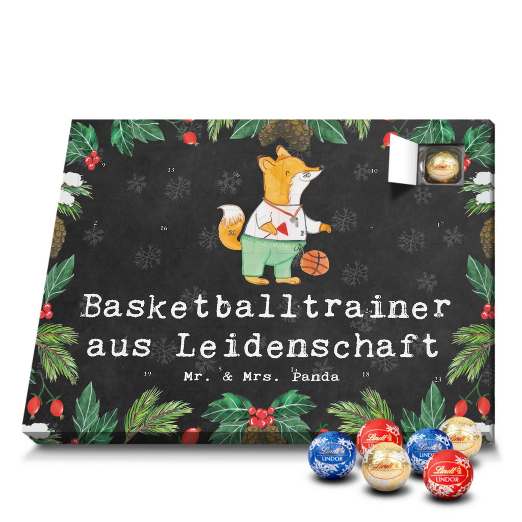 Chocolate advent calendar Basketball coach Passion gift, sayings, gift idea, best, farewell gift, passing exam, anniversary, retirement, promotion, job start, profession