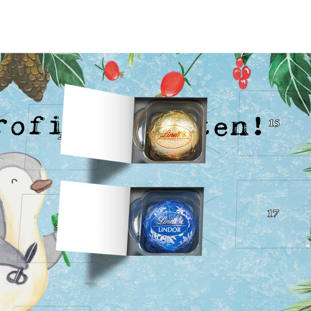 Chocolate advent calendar Hairdresser Passion gift, sayings, gift idea, best, farewell gift, passing exam, anniversary, retirement, promotion, job start, profession