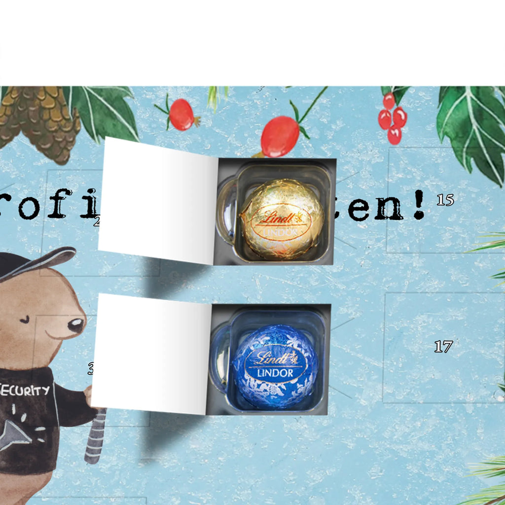 Chocolate advent calendar bodyguard Passion gift, gift idea, sayings, best, farewell gift, passing exam, anniversary, retirement, promotion, job start, profession
