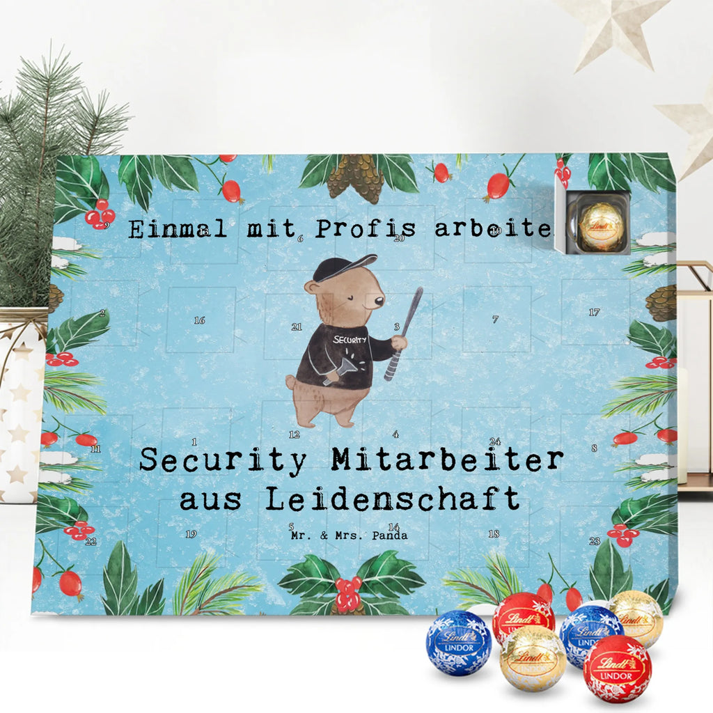 Chocolate advent calendar Security Guard Passion gift, gift idea, sayings, best, farewell gift, passing exam, anniversary, retirement, promotion, job start, profession