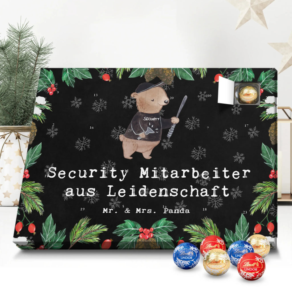 Chocolate advent calendar Security Guard Passion gift, gift idea, sayings, best, farewell gift, passing exam, anniversary, retirement, promotion, job start, profession
