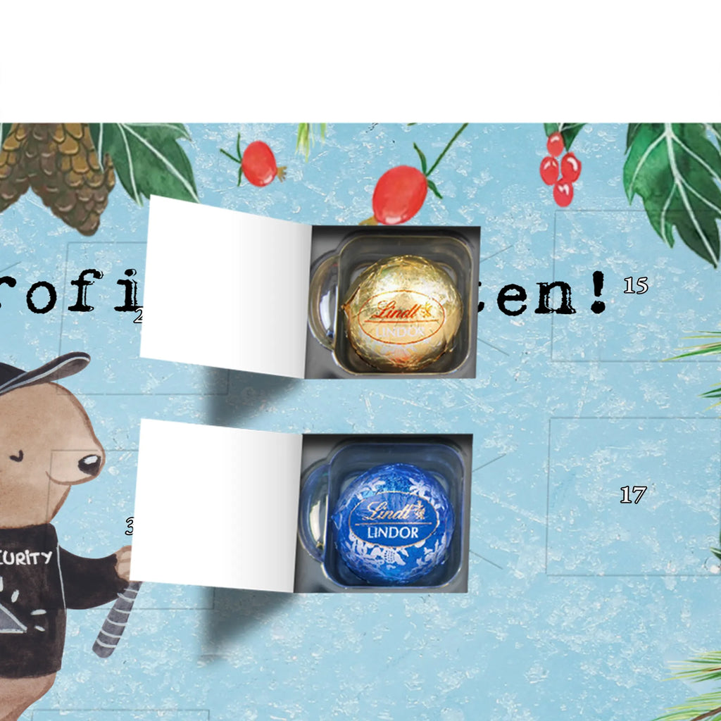 Chocolate advent calendar Security personnel Passion gift, gift idea, sayings, best, farewell gift, passing exam, anniversary, retirement, promotion, job start, profession