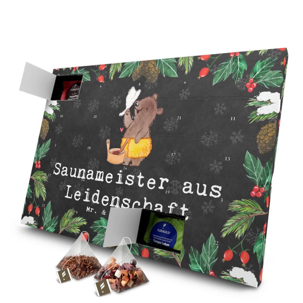 Tee Adventskalender Saunameister Leidenschaft Tee Adventskalender, Adventskalender mit Tee, Adventskalender, Geschenk, Schenken, Jubiläum, Danke, Dankeschön, Beruf, Ausbildung, Abschied, Rente, Kollege, Kollegin, Arbeitskollege, Mitarbeiter, Firma