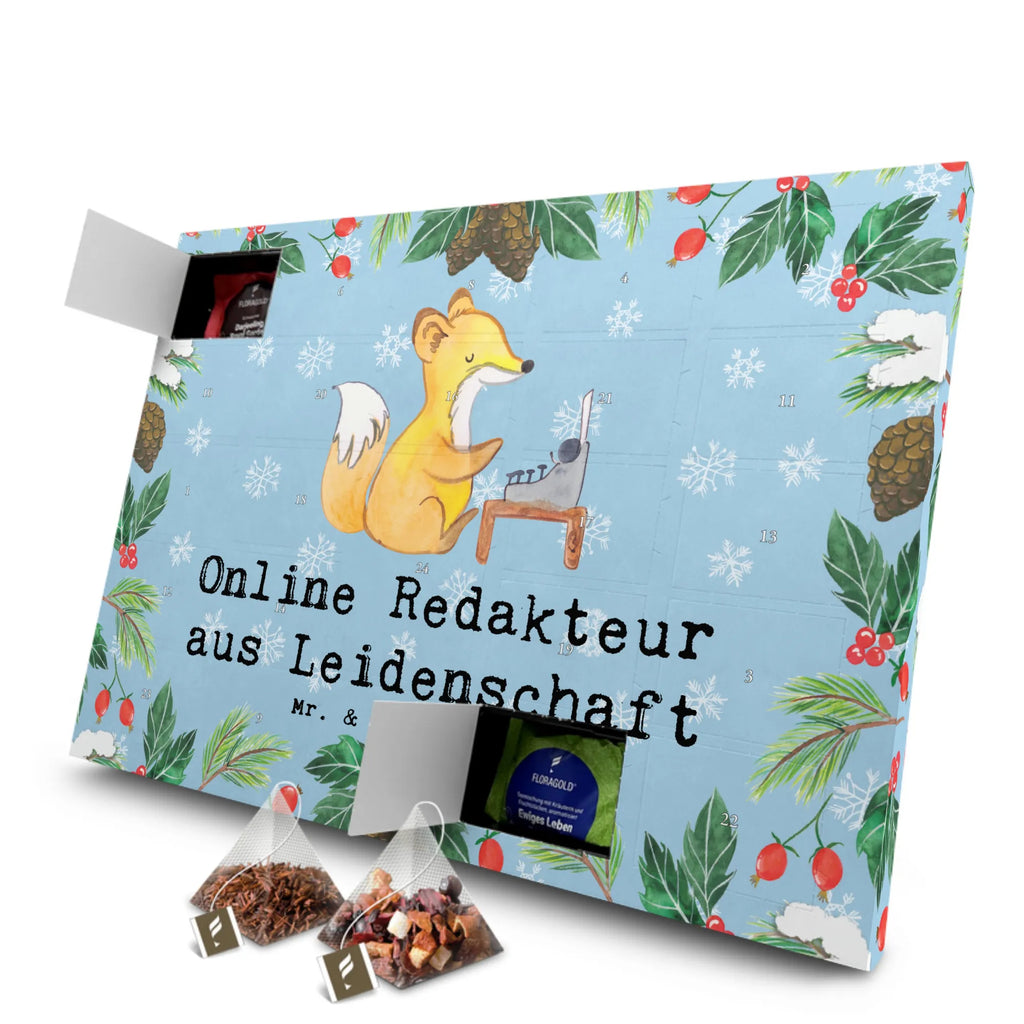 Tee Adventskalender Online Redakteur Leidenschaft Adventskalender, Adventskalender mit Tee, Tee Adventskalender, Geschenk, Schenken, Jubiläum, Danke, Dankeschön, Beruf, Ausbildung, Abschied, Rente, Kollege, Kollegin, Arbeitskollege, Mitarbeiter, Firma
