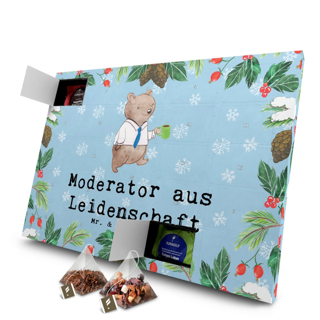 Tee Adventskalender Moderator Leidenschaft Adventskalender mit Tee, Adventskalender, Tee Adventskalender, Geschenk, Schenken, Jubiläum, Danke, Dankeschön, Beruf, Ausbildung, Abschied, Rente, Kollege, Kollegin, Arbeitskollege, Mitarbeiter, Firma