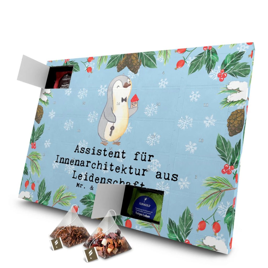 Tee Adventskalender Assistent für Innenarchitektur Leidenschaft Tee Adventskalender, Adventskalender mit Tee, Adventskalender, Geschenk, Schenken, Jubiläum, Danke, Dankeschön, Beruf, Ausbildung, Abschied, Rente, Kollege, Kollegin, Arbeitskollege, Mitarbeiter, Firma
