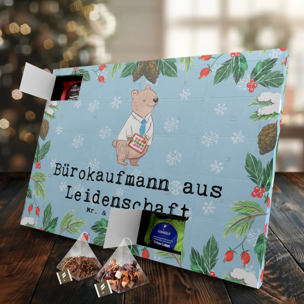 Tee Adventskalender Bürokaufmann Leidenschaft Tee Adventskalender, Adventskalender, Adventskalender mit Tee, Geschenk, Schenken, Jubiläum, Danke, Dankeschön, Beruf, Ausbildung, Abschied, Rente, Kollege, Kollegin, Arbeitskollege, Mitarbeiter, Firma, Bürokaufmann, Kaufmann für Büromanagement