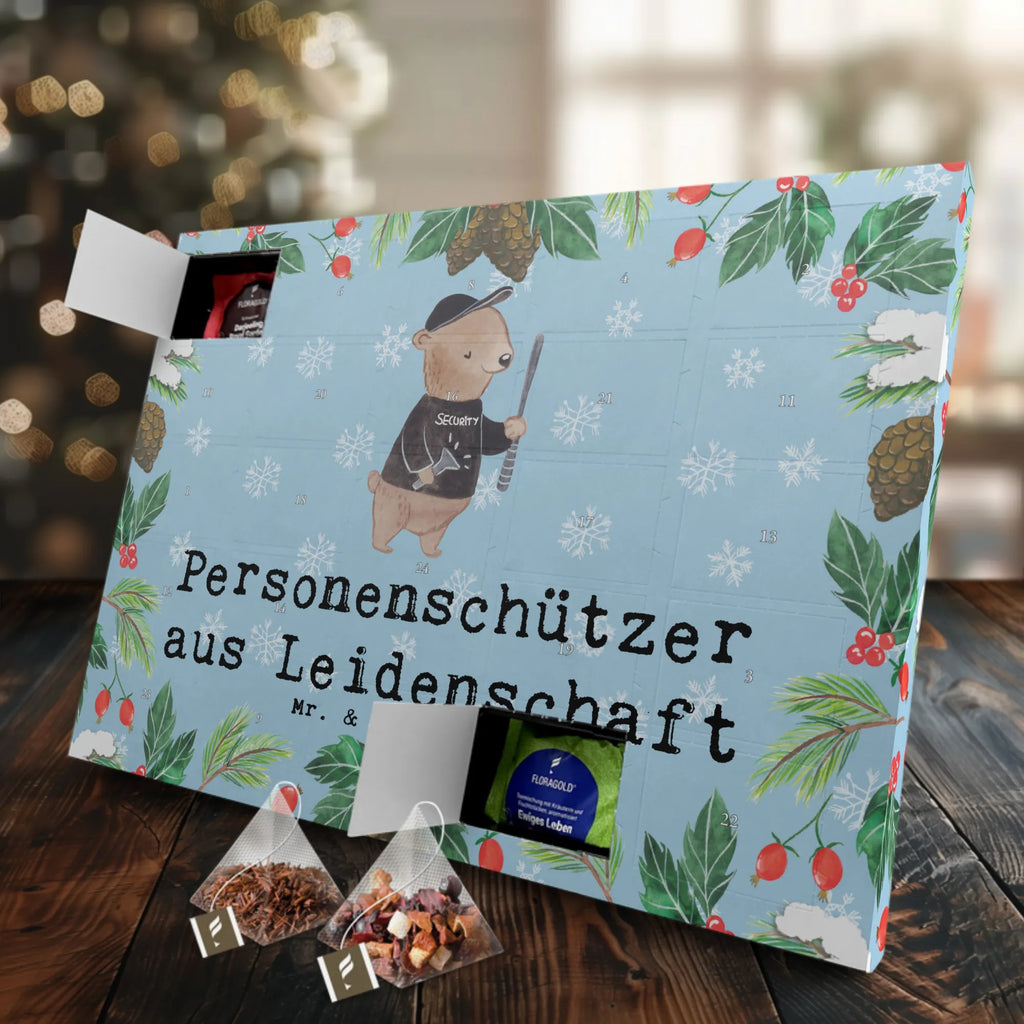 Tee Adventskalender Personenschützer Leidenschaft Adventskalender mit Tee, Tee Adventskalender, Adventskalender, Geschenk, Schenken, Jubiläum, Danke, Dankeschön, Beruf, Ausbildung, Abschied, Rente, Kollege, Kollegin, Arbeitskollege, Mitarbeiter, Firma, Personenschützer, Bodyguard