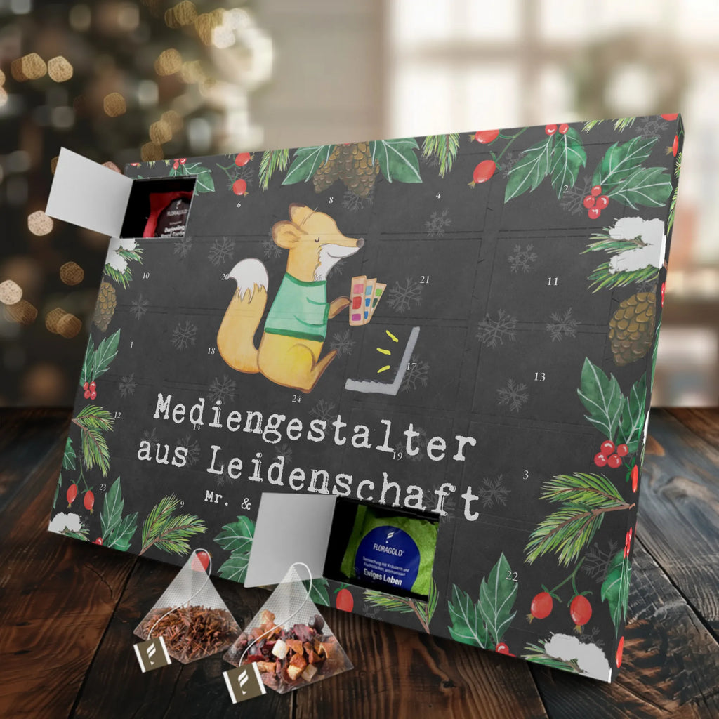 Tee Adventskalender Mediengestalter Leidenschaft Tee Adventskalender, Adventskalender mit Tee, Adventskalender, Geschenk, Schenken, Jubiläum, Danke, Dankeschön, Beruf, Ausbildung, Abschied, Rente, Kollege, Kollegin, Arbeitskollege, Mitarbeiter, Firma, Mediengestalter, Grafikdesigner, Designer, Grafiker