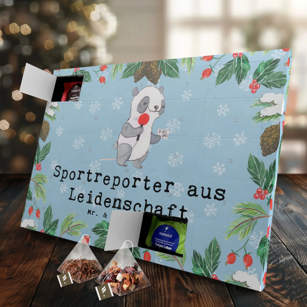 Tee Adventskalender Sportreporter Leidenschaft Adventskalender mit Tee, Tee Adventskalender, Adventskalender, Geschenk, Schenken, Jubiläum, Danke, Dankeschön, Beruf, Ausbildung, Abschied, Rente, Kollege, Kollegin, Arbeitskollege, Mitarbeiter, Firma