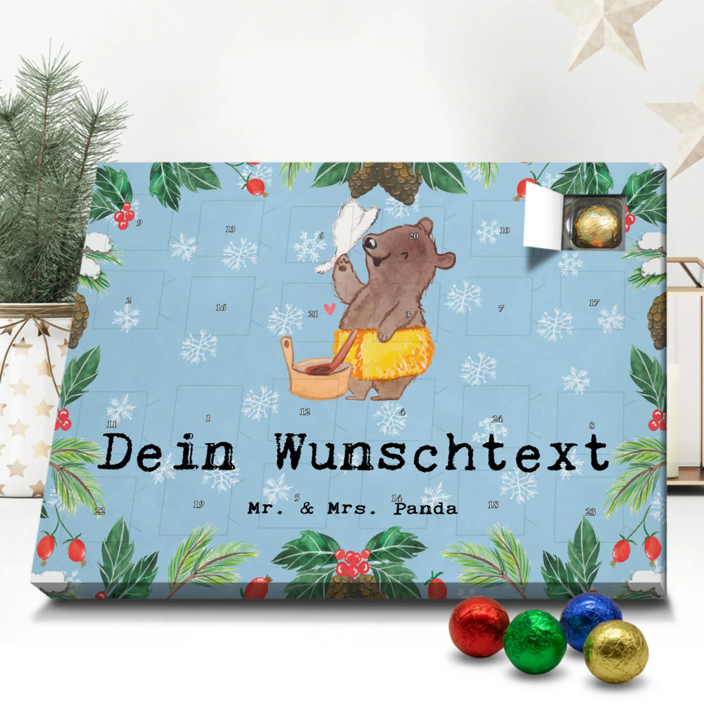 Adventskalender mit Namen Saunameister Leidenschaft Personalisierter Adventskalender, Adventskalender mit Namen, Schenken, Arbeitskollege, Dankeschön, Danke, Kollegin, Kollege, Jubiläum, Rente, Firma, Geschenk, Abschied, Ausbildung, Beruf, Mitarbeiter