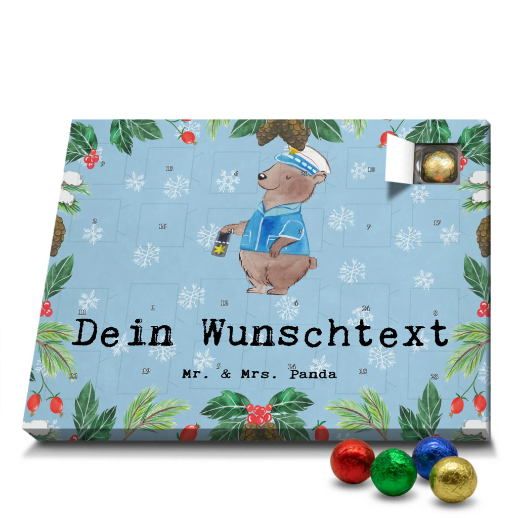 Personalisierter Schoko Adventskalender Polizeivollzugsbeamter Leidenschaft Personalisierter Adventskalender, Adventskalender mit Namen, Danke, Dankeschön, Firma, Mitarbeiter, Arbeitskollege, Kollegin, Kollege, Rente, Abschied, Ausbildung, Beruf, Geschenk, Schenken, Jubiläum, Polizeivollzugsbeamter, Polizist, Polizei