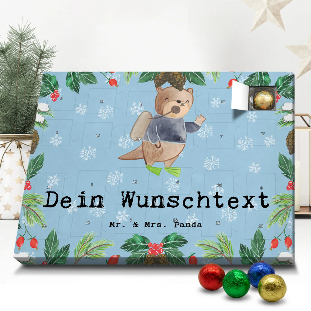 Personalisierter Schoko Adventskalender Tauchlehrer Leidenschaft Adventskalender mit Namen, Personalisierter Adventskalender, Danke, Dankeschön, Beruf, Ausbildung, Jubiläum, Abschied, Geschenk, Rente, Schenken, Kollege, Kollegin, Arbeitskollege, Mitarbeiter, Firma