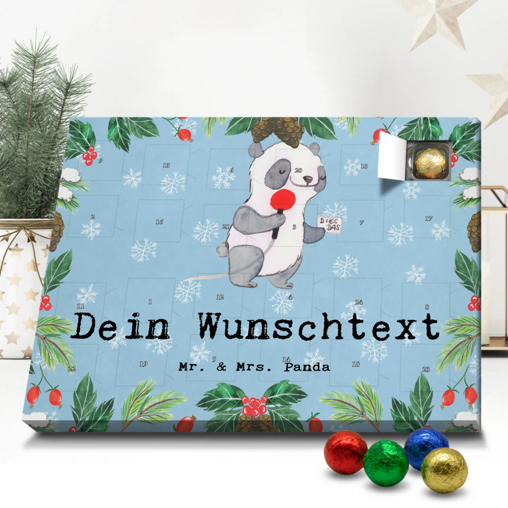 Personalisierter Schoko Adventskalender Reporter Leidenschaft Adventskalender mit Namen, Personalisierter Adventskalender, Danke, Dankeschön, Beruf, Ausbildung, Jubiläum, Abschied, Geschenk, Rente, Schenken, Kollege, Kollegin, Arbeitskollege, Mitarbeiter, Firma