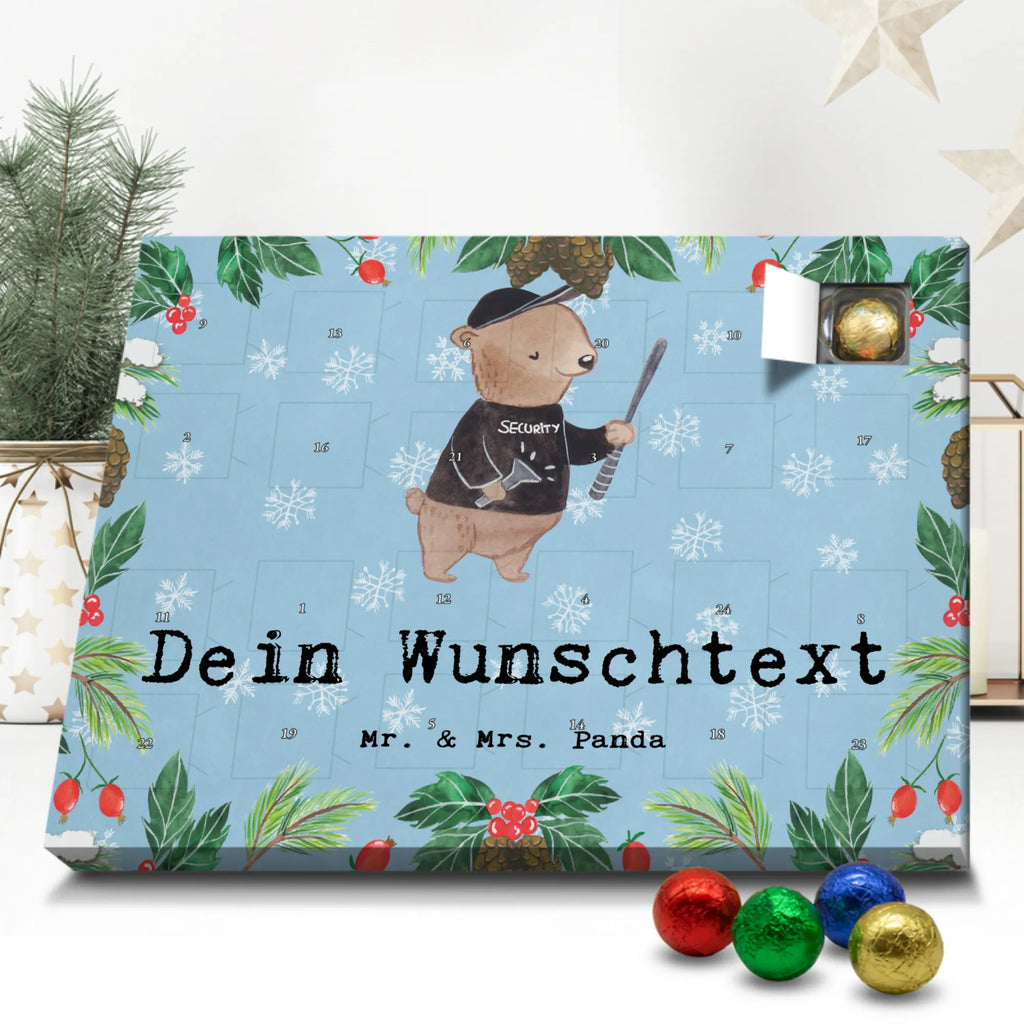 Adventskalender mit Namen Security Mitarbeiter Leidenschaft Personalisierter Adventskalender, Adventskalender mit Namen, Danke, Dankeschön, Beruf, Ausbildung, Jubiläum, Abschied, Geschenk, Rente, Schenken, Kollege, Kollegin, Arbeitskollege, Mitarbeiter, Firma