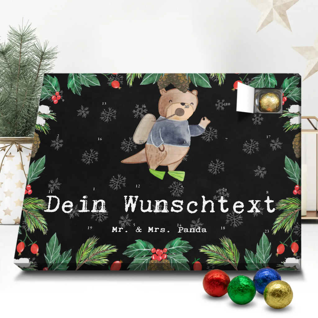 Personalisierter Schoko Adventskalender Tauchlehrer Leidenschaft Adventskalender mit Namen, Personalisierter Adventskalender, Danke, Dankeschön, Beruf, Ausbildung, Jubiläum, Abschied, Geschenk, Rente, Schenken, Kollege, Kollegin, Arbeitskollege, Mitarbeiter, Firma