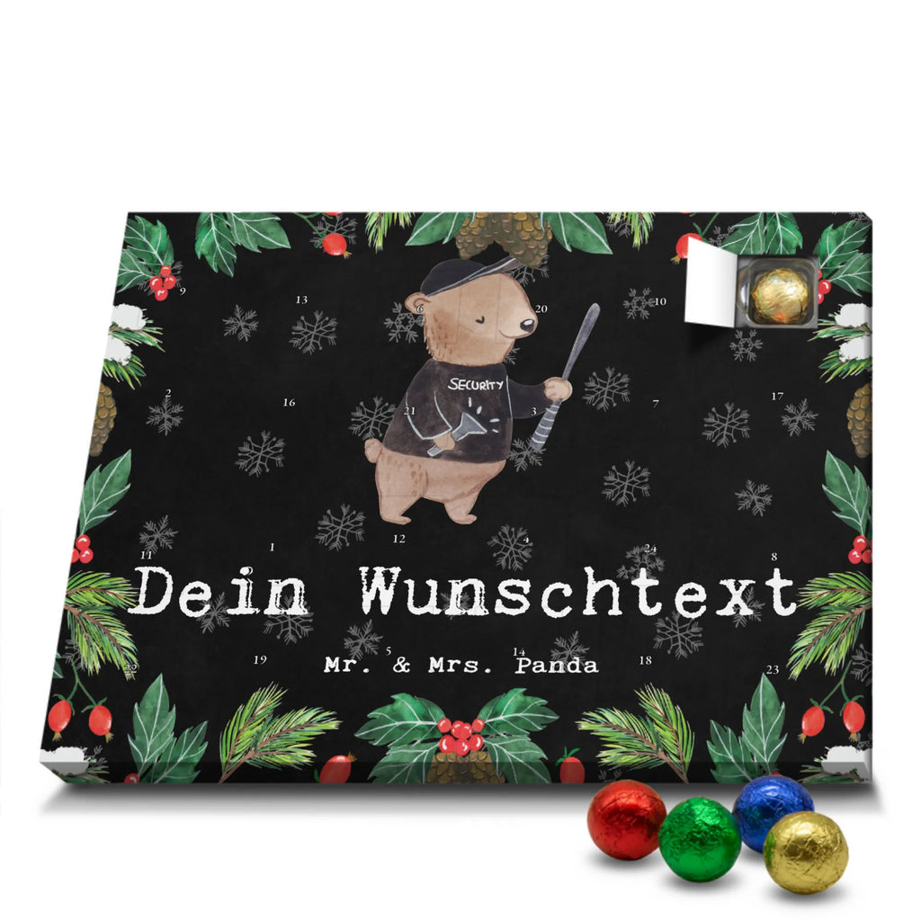 Adventskalender mit Namen Security Mitarbeiter Leidenschaft Personalisierter Adventskalender, Adventskalender mit Namen, Danke, Dankeschön, Beruf, Ausbildung, Jubiläum, Abschied, Geschenk, Rente, Schenken, Kollege, Kollegin, Arbeitskollege, Mitarbeiter, Firma