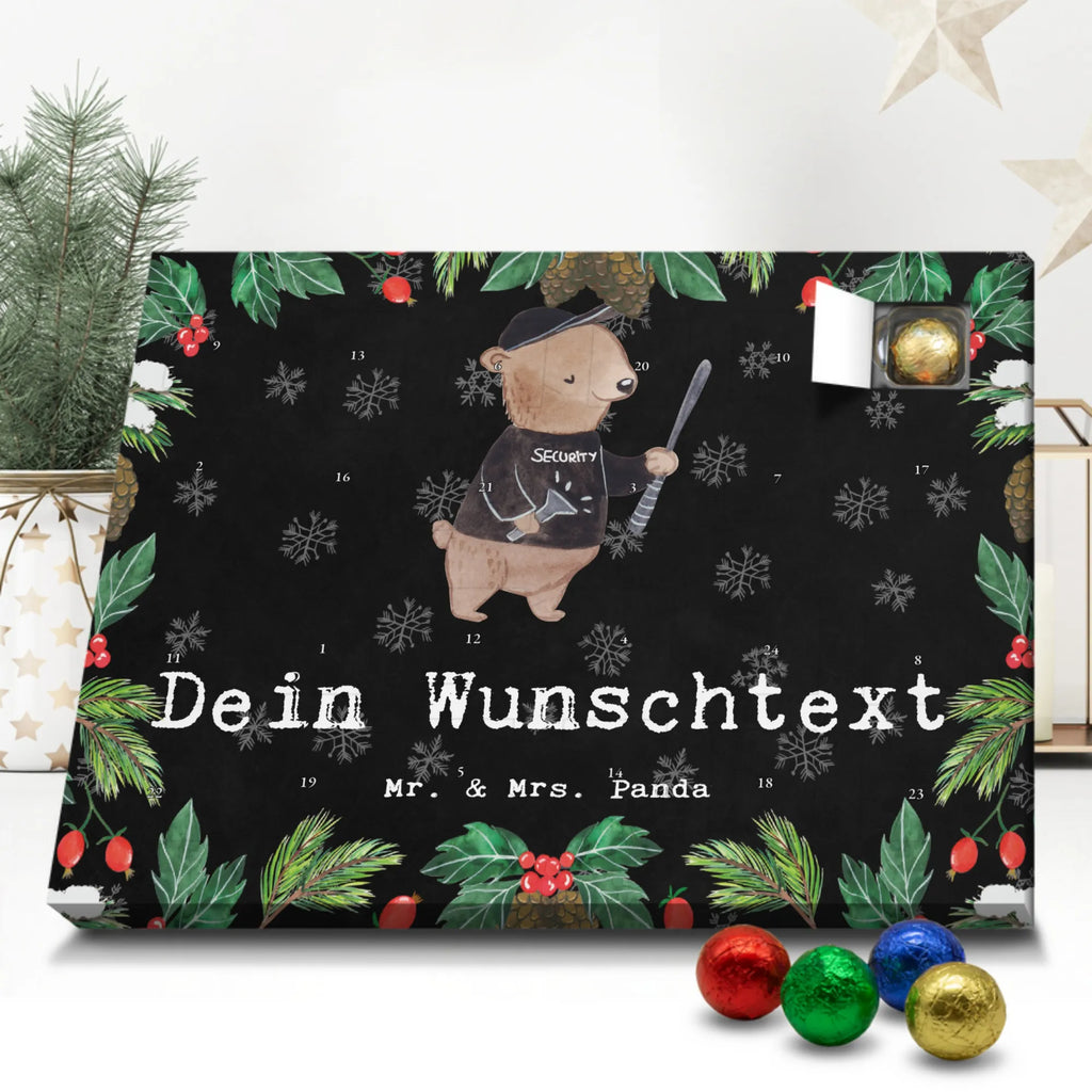 Adventskalender mit Namen Security Mitarbeiter Leidenschaft Personalisierter Adventskalender, Adventskalender mit Namen, Danke, Dankeschön, Beruf, Ausbildung, Jubiläum, Abschied, Geschenk, Rente, Schenken, Kollege, Kollegin, Arbeitskollege, Mitarbeiter, Firma