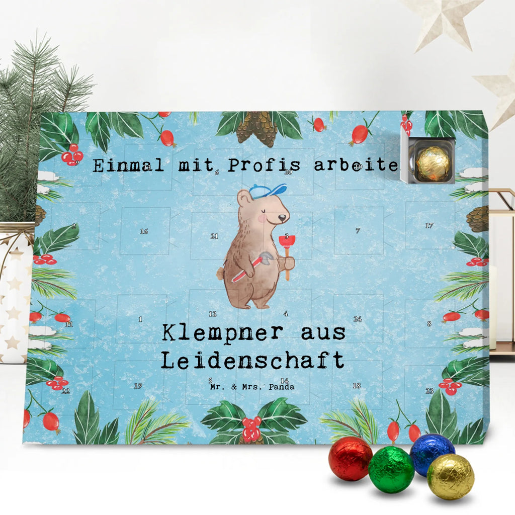 Chocolate advent calendar Plumber Passion gift, sayings, gift idea, best, farewell gift, passing exam, anniversary, retirement, promotion, job start, profession