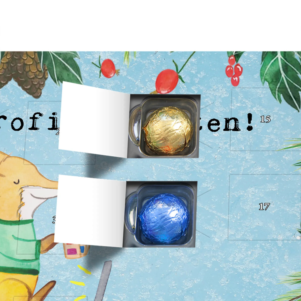 Chocolate advent calendar Fashion journalist Passion gift, gift idea, sayings, best, farewell gift, passing exam, anniversary, retirement, promotion, job start, profession