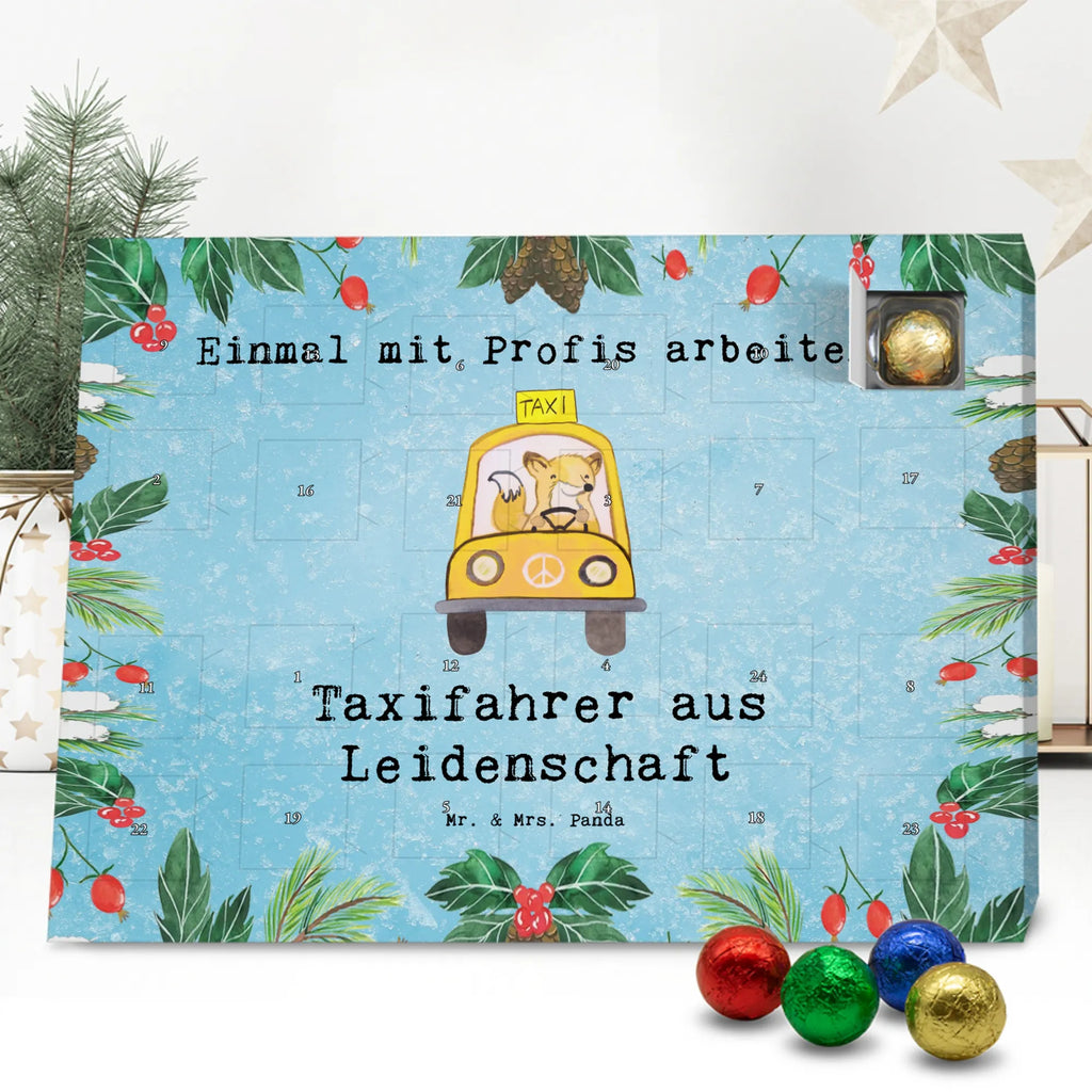 Chocolate advent calendar Taxi driver Passion gift, gift idea, sayings, best, farewell gift, passing exam, anniversary, retirement, promotion, job start, profession