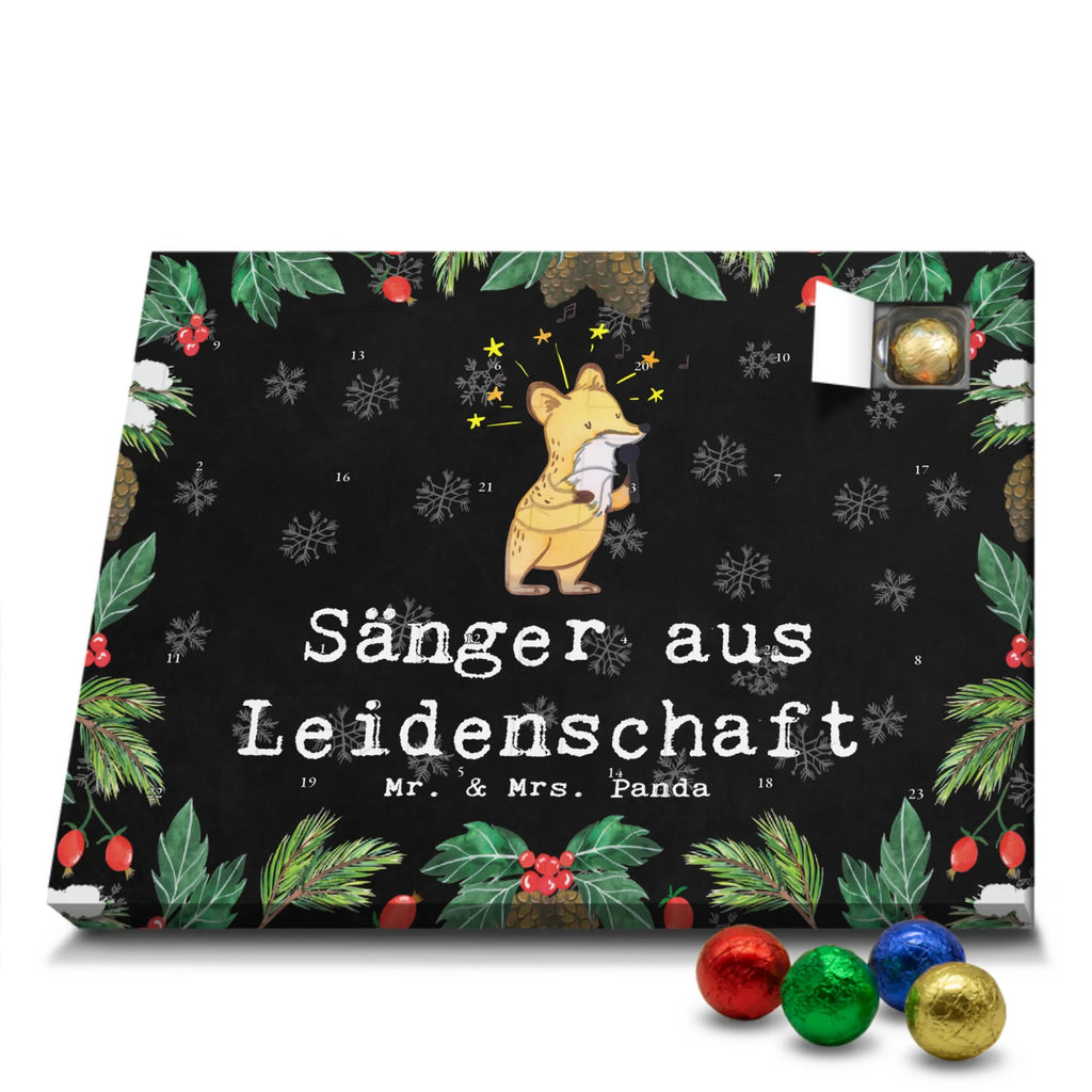 Chocolate advent calendar Singer Passion gift, gift idea, sayings, best, farewell gift, passing exam, anniversary, retirement, promotion, job start, profession