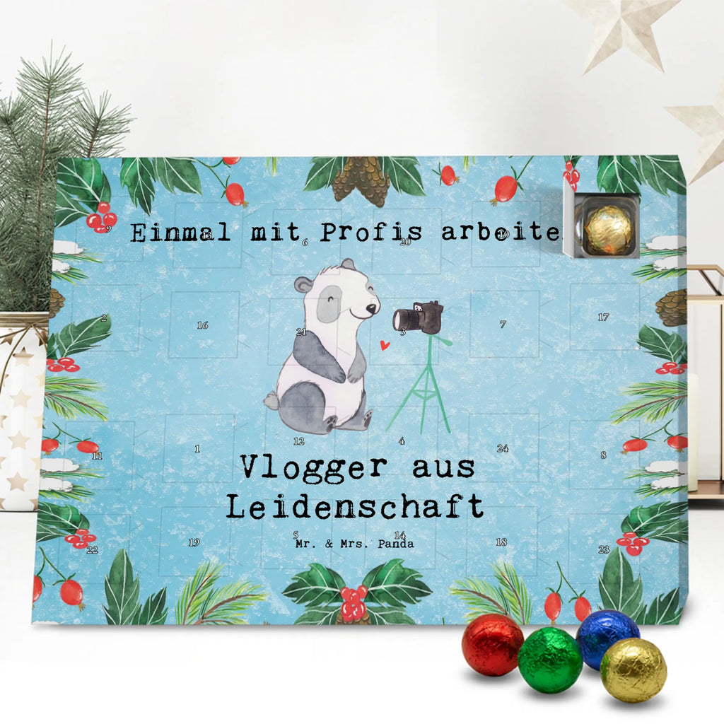 Chocolate advent calendar Vlogger Passion gift, gift idea, sayings, best, farewell gift, passing exam, anniversary, retirement, promotion, job start, profession