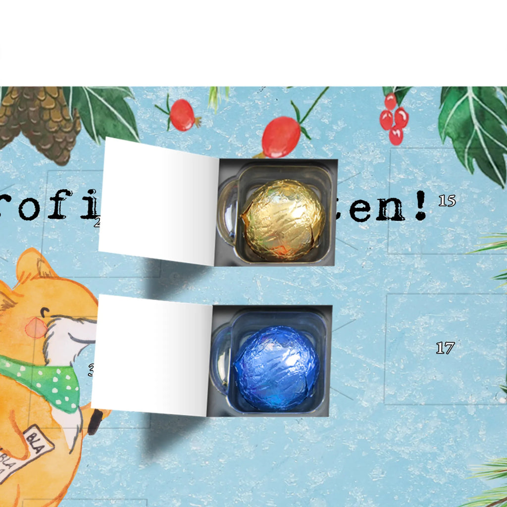 Chocolate advent calendar Journalist Passion gift, gift idea, sayings, best, farewell gift, passing exam, anniversary, retirement, promotion, job start, profession