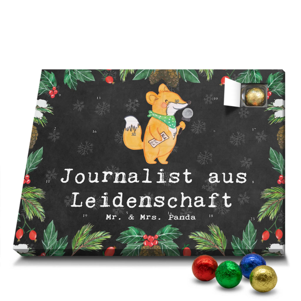 Chocolate advent calendar Journalist Passion gift, gift idea, sayings, best, farewell gift, passing exam, anniversary, retirement, promotion, job start, profession