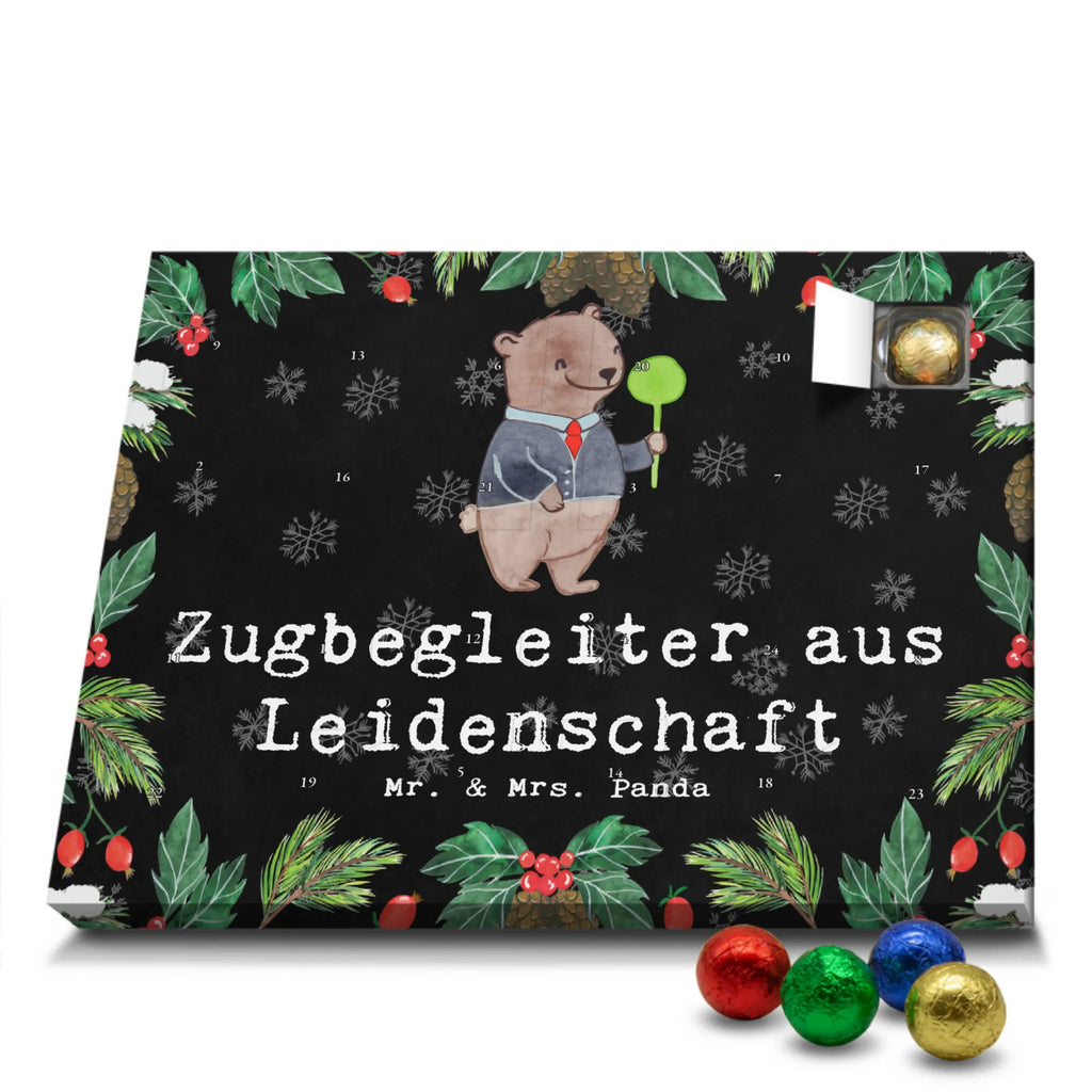 Chocolate advent calendar Train attendant Passion gift, gift idea, sayings, best, farewell gift, passing exam, anniversary, retirement, promotion, job start, profession