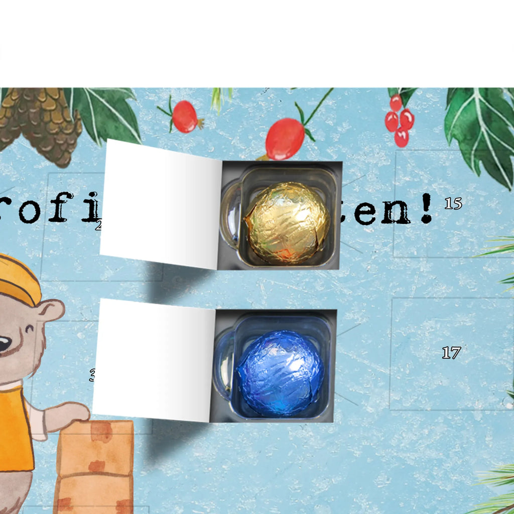 Chocolate advent calendar Delivery service employee Passion gift, gift idea, sayings, best, farewell gift, passing exam, anniversary, retirement, promotion, job start, profession