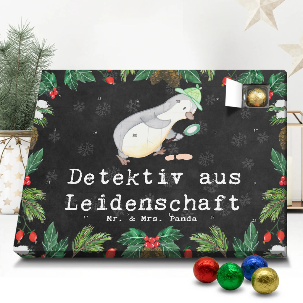 Chocolate advent calendar Detective passion gift, sayings, gift idea, best, farewell gift, passing exam, anniversary, retirement, promotion, job start, profession