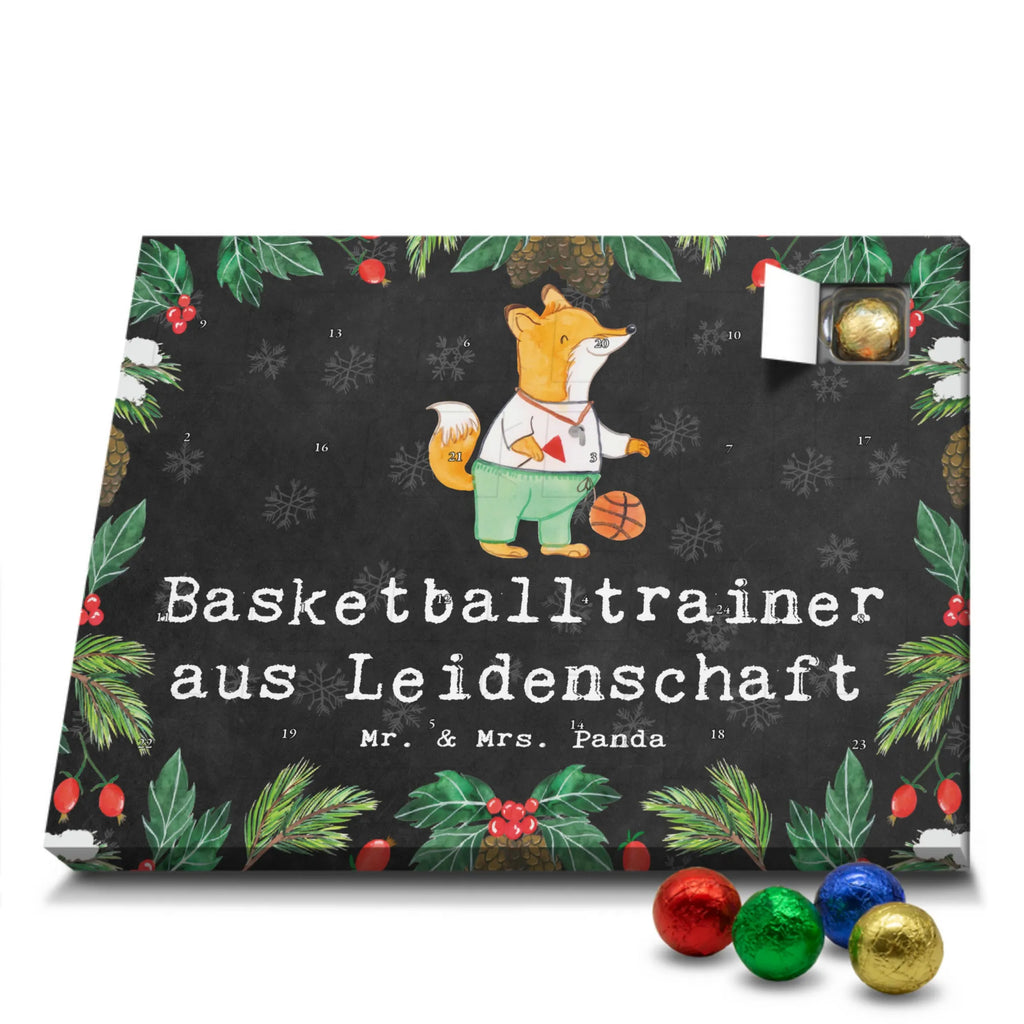 Chocolate advent calendar Basketball coach Passion gift, sayings, gift idea, best, farewell gift, passing exam, anniversary, retirement, promotion, job start, profession